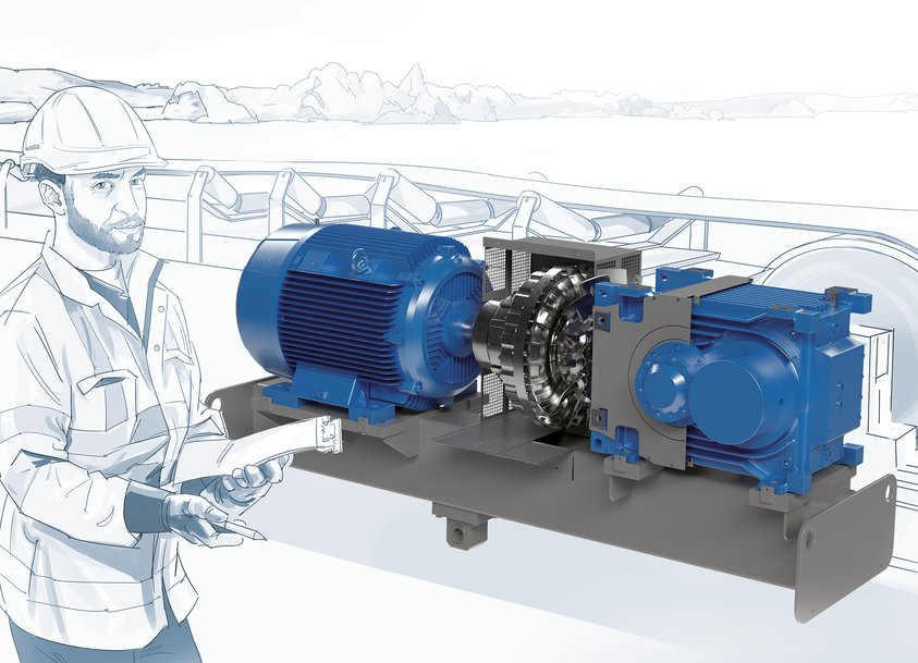 MAXXDRIVE® XT industrial gear units – Powerful drive for powerful conveyor belts